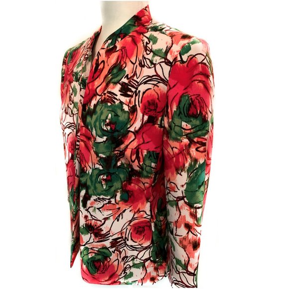 NWOT EVAN PICONE FLORAL JACKET SIZE 6 - Picture 3 of 3